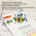 Deli EC20000 School Crayon / Krayon - Plastic Crayon Triangle 12warna