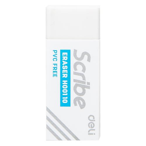 Deli Eraser / Penghapus Pensil Putih Bebas PVC Bebas Debu Tidak Beracu