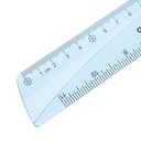 Deli Ruler / Penggaris 20 CM Kokoh Pengukuran CM dan Inch EH10