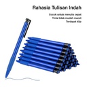 Deli Ballpoint Retracable Pen / Pulpen Bolpoin Cetek 0.7mm 6546S