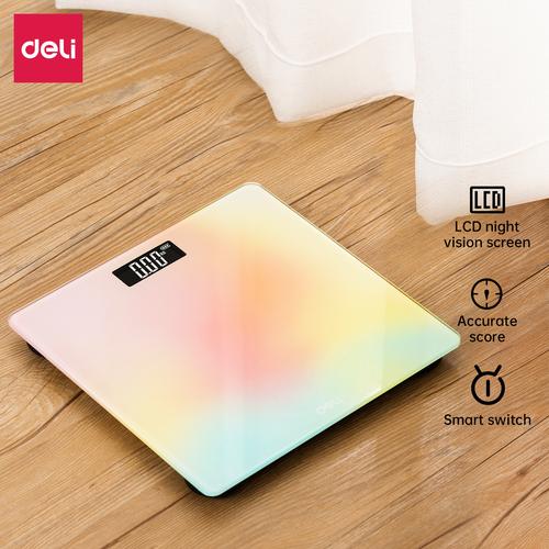 Deli Body Scale / Timbangan Badan Hingga 150+ KG Akurasi Tinggi E86120