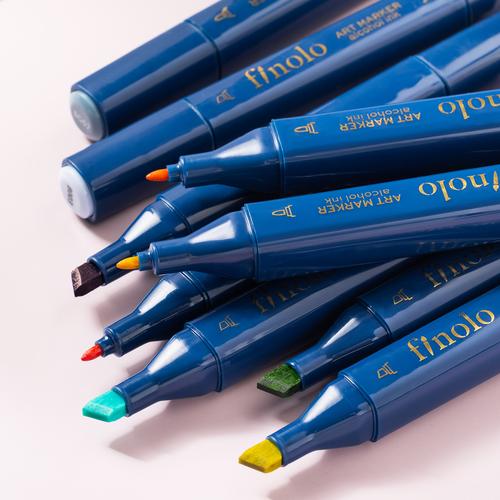Deli Sketch Marker / Spidol Sketsa Tip Ganda Chisel&Brush Tip AZ1611