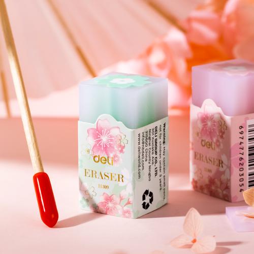 Deli School Eraser / Penghapus Gambar Bunga Sakura Hasil Bersih EH309