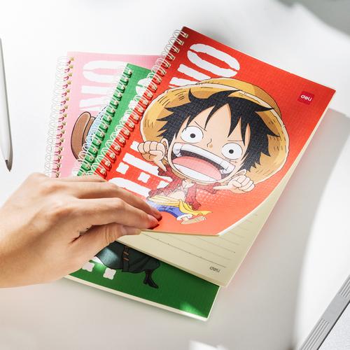 Deli Spiral Notebook / Buku Tulis Spiral A5/B5 60 Lembar 70GSM EN00X