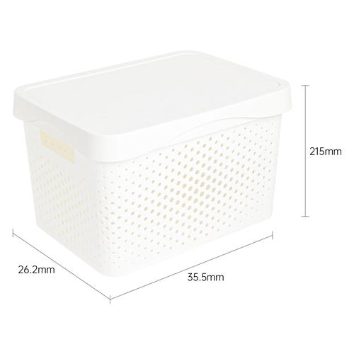 Deli Vusign Storage Box Tempat Penyimpanan Plastik Anti Lembab VS46X