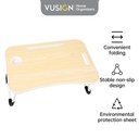 Deli Vusign Folding Table Meja Belajar Laptop Lipat w/Tab Holder VS86X