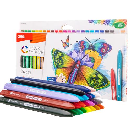 Deli Bundle Edisi Valentine / Crayon 24C, Spidol 24 Warna VAL2022-10
