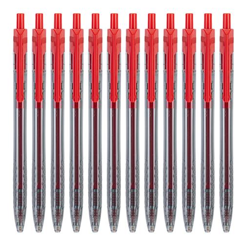 Deli Ballpoint Pen Retracable/Pulpen Cetek 0.7mm Isi 12pcs/box EQ013X0