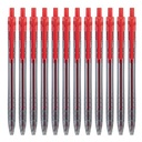 Deli Ballpoint Pen Retracable/Pulpen Cetek 0.7mm Isi 12pcs/box EQ013X0