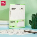 Deli Notebook Refill / Kertas Isi Ulang Binder A5 isi 60lembar NA560-1