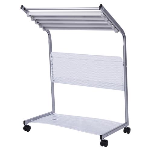 Deli Magazine Rack / Rak Koran&Majalah Alumunium 84cm Tahan Lama 9302
