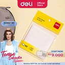 Deli Semitransparent Sticky Notes / Memo Tempel Semi Transparan 21571