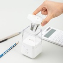 Deli Electric Pencil Sharpener/Rautan Pensil Otomatis Autofeed E71202