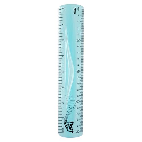 Deli Ultra Flexible Ruler / Penggaris Lentur 20/30cm Warna Terang EH2X