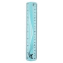 Deli Ultra Flexible Ruler / Penggaris Lentur 20/30cm Warna Terang EH2X