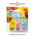 Deli Larva School Eraser/ Penghapus Pensil Eco PVC Isi 3pcs/pack EH305