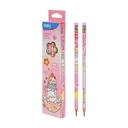 Deli Graphite Pencil/Pensil Kayu 2B Design Miyou Mudah Diraut EC012-2B