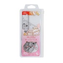 Deli Ruler Set / Set Penggaris Isi 4pcs Zip Bag Design Miyou EH657