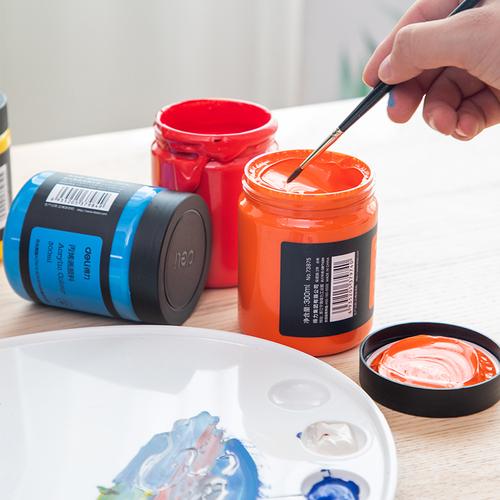 Deli Acrylic paint / Cat Akrilik Isi 300ml Hasil Warna Terang 73875