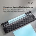 Deli Small Paper Trimmer Portable/ Pemotong Kertas Kecil A4 A5 14251