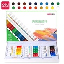 Deli Acrylic Paint/Cat Akrilik Anak 24/36C Dapat Ditulis Di Kain 7391X