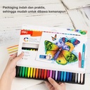 Deli EC20000 School Crayon / Krayon - Plastic Crayon Triangle 12warna