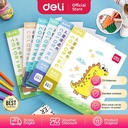 Deli Buku mewarnai cover animasi , kualitas kertas bagus random 73353