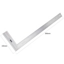 Deli Steel Angle Ruler/Penggaris Siku Besi 500mm Mengukur Sudut DL4038