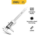 Deli Vernier Caliper/Jangka Sorong Digital 6 inch Stainless DL91150