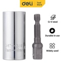 Deli Socket Universal 3/8 inch 7-19mm Chrome vanadium DL92441