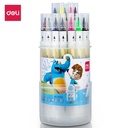 Deli Felt Pen / Spidol Dengan 2 Ujung Kuas Dan Pensil 70734