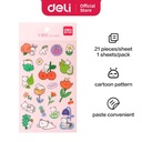 Deli Cartoon Sticker / Stiker Kartun Bisa Ditempel Dimana Saja 2592X
