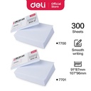 Deli Memo Paper / Kertas Memo 300 Lembar Warna Putih Tanpa Kotak 770X