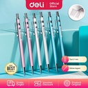 Deli Metal Mechanical Pencil Pensil Cetek Bahan Logam Tip 0.5 mm EU999