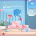 Deli Eraser / Penghapus Eco PVC Gambar Bunga Sakura 2 Warna 71135