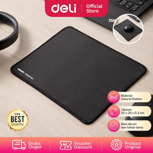 Deli Mouse Pad Mousepad Komputer 250*200*3mm Natural Rubber 33188