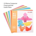 Deli Paper Craft / Origami Kertas Lipat 100 Lembar Dengan 2 Warna 640X