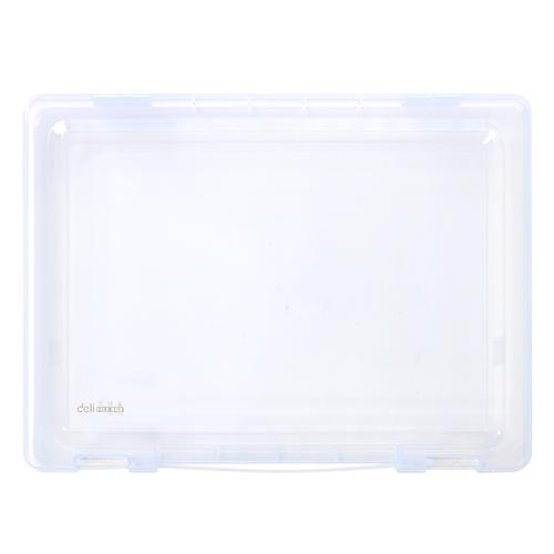 Deli Box File / Box Penyimpan Kertas File Dokumen Transparant 5702