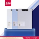Deli Clipboard / Papan Jalan A4 Warna Pastel PP Foam 3 Warna 72492