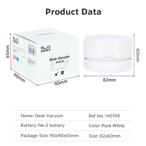 Deli Nusign Desktop Vacuum / Penyedot Debu Mini Pada Meja NS198