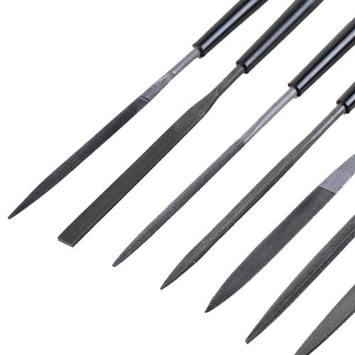 Deli Mini File /Set Alat Kikir Besi 10Pcs 5x180mm High-quality DL2180