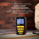 Deli Laser Rangefinders/Meteran Laser Digital 40/60/80/100 m DL331040