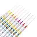 Deli Felt Pen / Spidol Dengan 2 Ujung Kuas Dan Pensil 70734