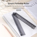 Deli Foldable Ruler/ Penggaris Dapat Dilipat Panjang 30cm EG01102