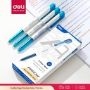 Deli Ultra Smooth Gel Pen 0.7mm Tinta Hitam/Biru/Merah EQ23 EQ24