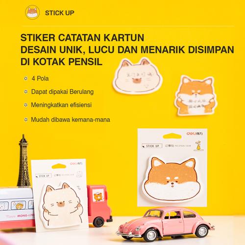 Deli Sticky Notes Berwarna dan Bermotif 30/40 Lembar 2155X 2156X