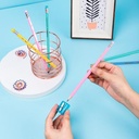 Deli Pensil 2B Hexagonal Lapisan Luar Warna Pastel 12pcs EC011-2B