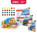 Deli Cat Gouache / Cat Guas 5/12/24 Warna Kemasan Kotak 12ml EC11