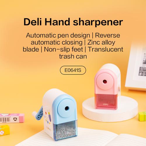Deli Sharpener / Rautan Pensil Auto-feed Motif Kartun Simple E0641S