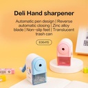 Deli Sharpener / Rautan Pensil Auto-feed Motif Kartun Simple E0641S